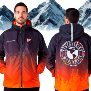 Chaqueta cortaviento de montaña