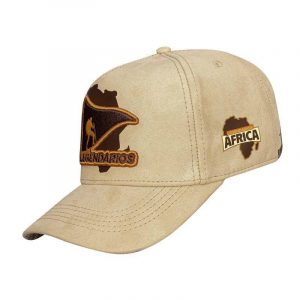 Gorra snapback de ante beige - África