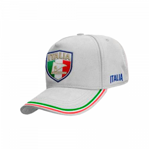 Gorra snapback de ante blanca - Legendarios Italia