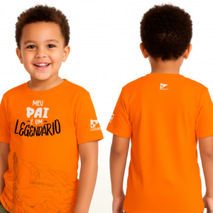 Camiseta Infantil Meu Pai es un Legendario