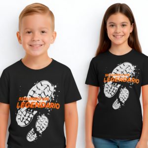 Camiseta Infantil Segundo Legendario negra
